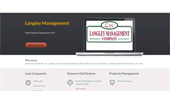 Desktop Screenshot of langleymgmtco.com